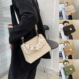 Love Metal Chain Shoulder Bag