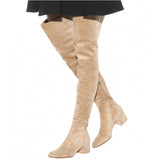 Sultry Suede Thigh-High Boots