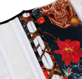 Skull Floral Corset Top