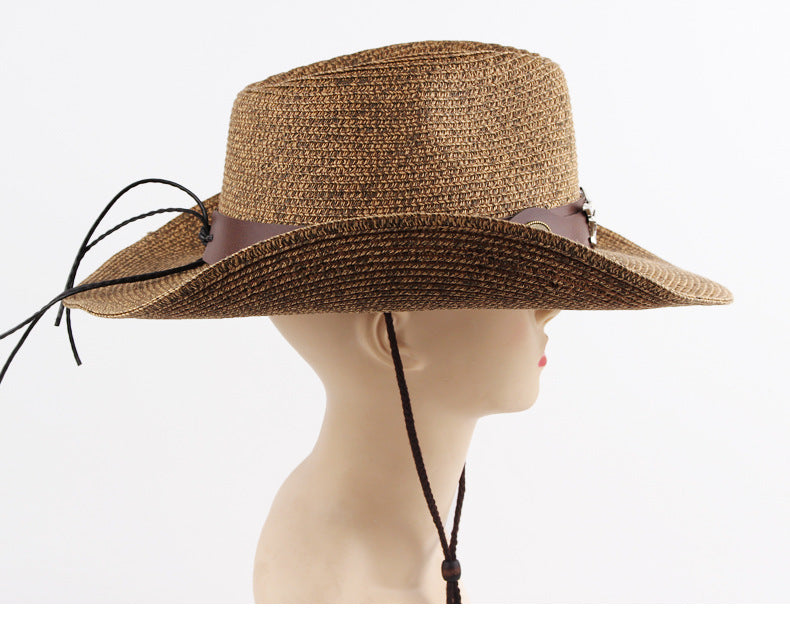 Mixed Color Western Straw Cowboy Hat