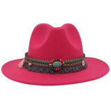 Gemstone Embellished Ethnic Cowboy Hat