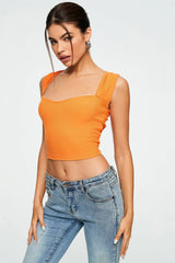 Sandra Sweetheart Crop Top