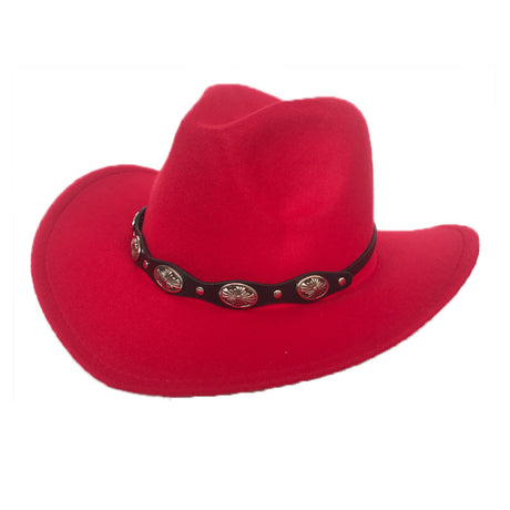 Punk Felt Bell Cowboy Hat