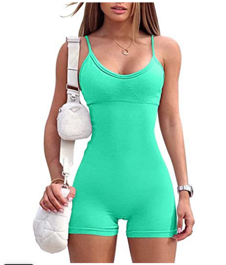 Bella Strappy Sports Yoga Jumpsuit Romper