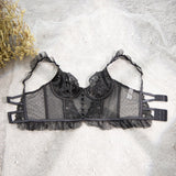 Sheer Delight Lace Corset Bra