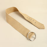 Beachy Grass Woven All-Match Waist Belt