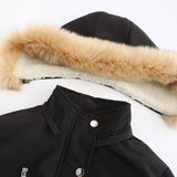 Winter Chic Hooded Fleece Coat