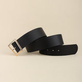 Black Needle Buckle Wide Belt