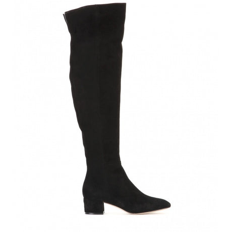 Sultry Suede Thigh-High Boots