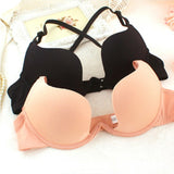 Glossy W Cup Sweetheart Bra