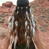 Bohemian Feathered Headpiece