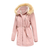 Winter Chic Hooded Fleece Coat