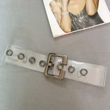 Holly Clear Gold Belt