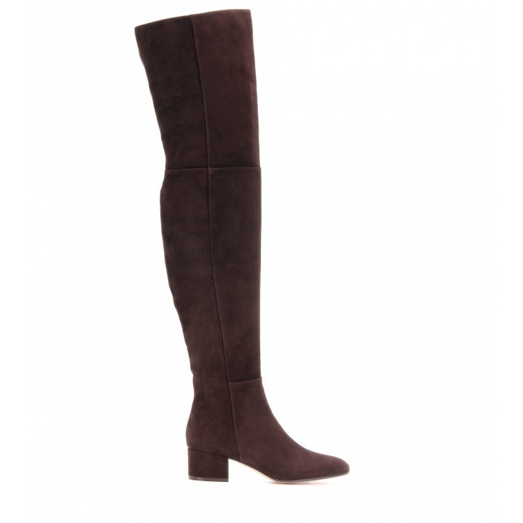 Sultry Suede Thigh-High Boots