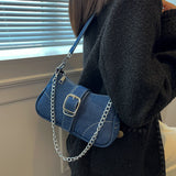 Denim Chic Shoulder Bag