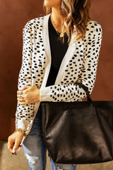 Dainty Dots Knit Sweetheart Cardigan