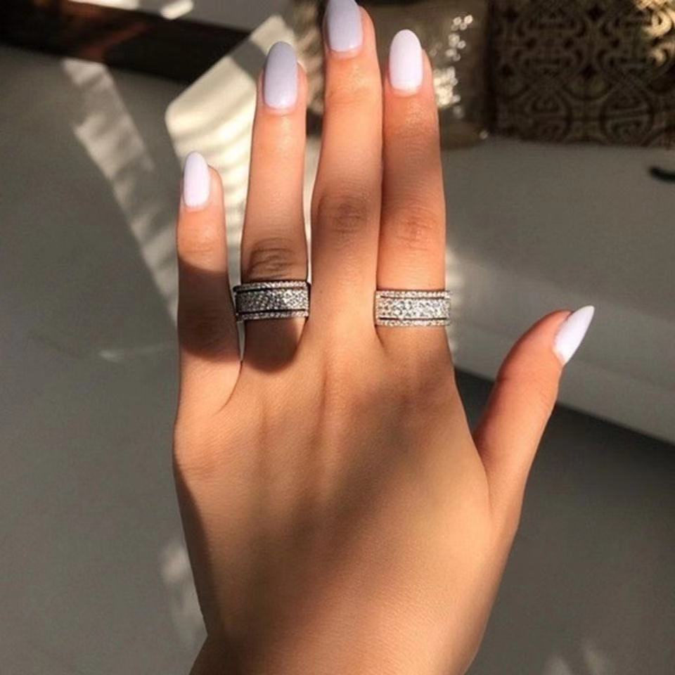 Lola Silver Stacked Ring