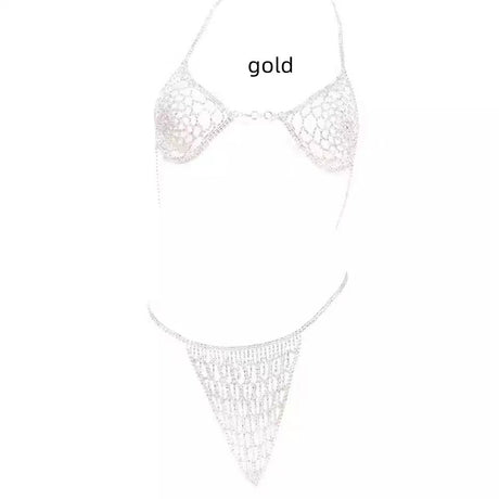 Glistening Rhinestone Leaf Body Jewelry