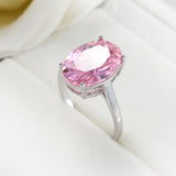 Pink Wedding Cut Ring