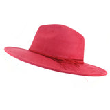 Broad-brimmed Suede Cowboy Hat