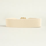 Leafy Elastic Button Belt