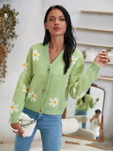 Green Daisy Dream Cardigan