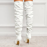 Seductive Chic Knee High Super Heel Party Boots