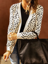 Dainty Dots Knit Sweetheart Cardigan