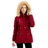 Winter Chic Hooded Fleece Coat