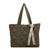 Fashionable Rhombus Winter Tote Bag