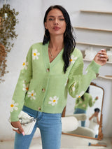 Green Daisy Dream Cardigan