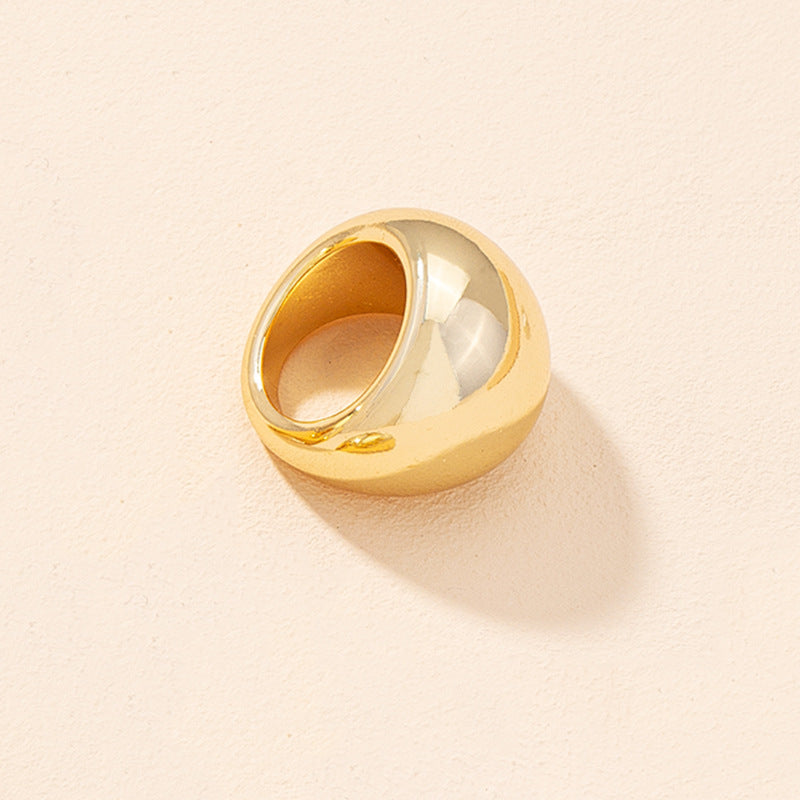 Wide Gold Lola Ring