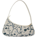 Vintage Canvas Character Shoulder Bag