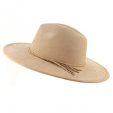 Broad-brimmed Suede Cowboy Hat