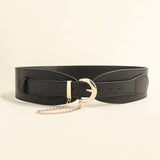 Sleek Metal Chain Waist Belt