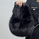 PETRA FAUX FUR HANDBAG