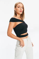 Zala Criss Cross Crop Top