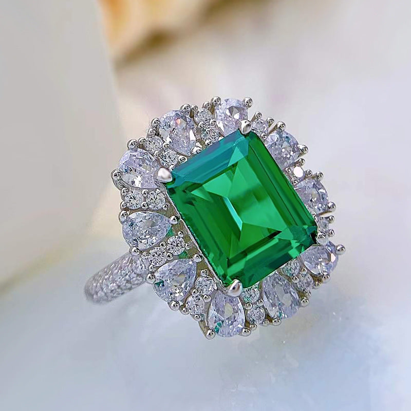 Emerald Lyla Diamond Ring