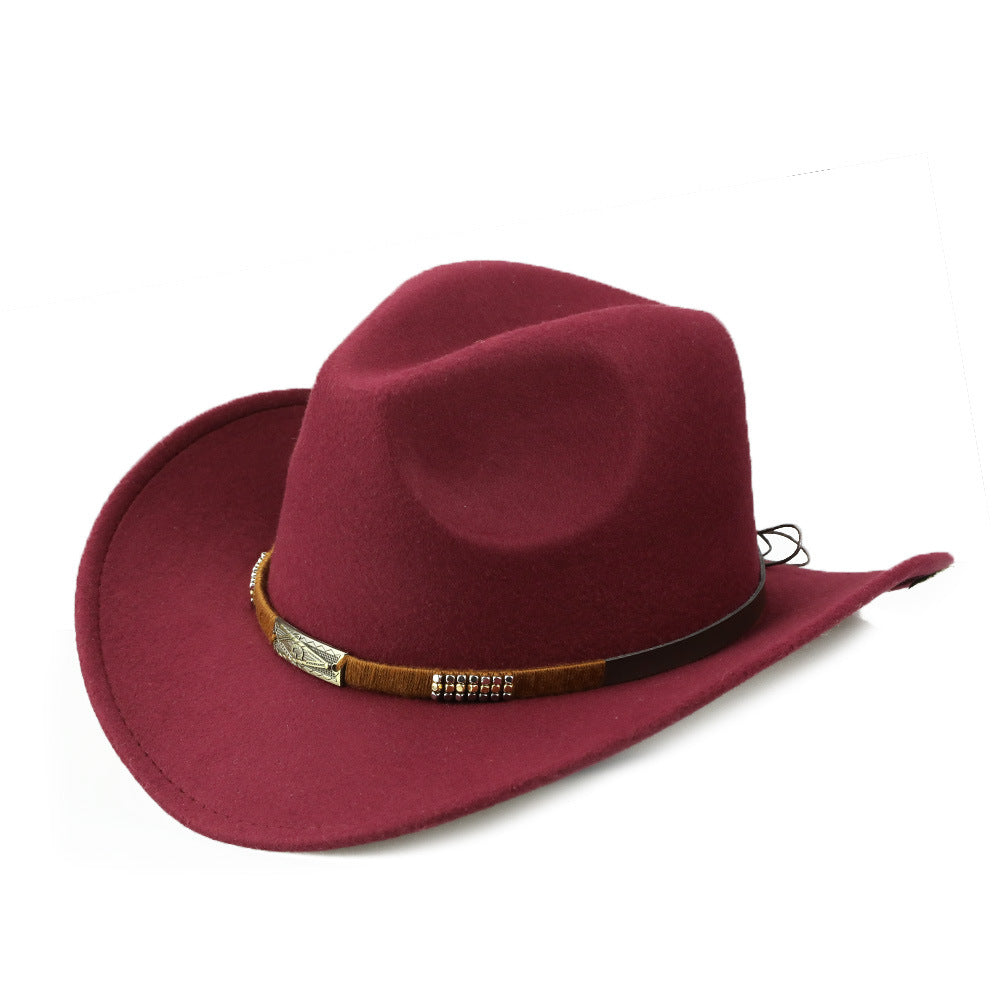 Woolen Denim Hat Cowboy Hat