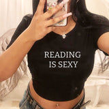 Reading Is Sexy Crop Top