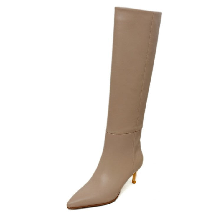 Seductive Suede Thigh High Stiletto Boots