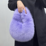 PETRA FAUX FUR HANDBAG