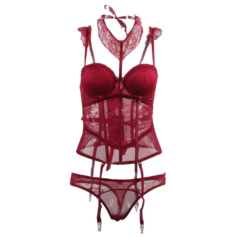 Amora Ruby Garter Set