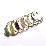 Natural Crystal Stone Bracelet Set