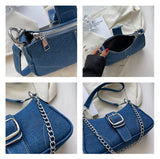 Denim Chic Shoulder Bag