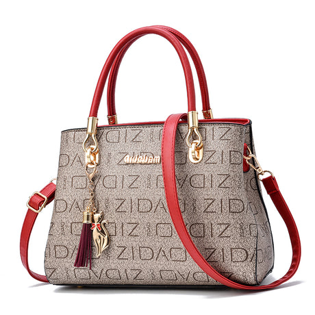 Printed All-match Ladies Handbag