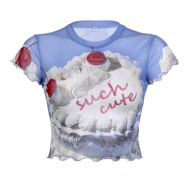 Such Cute Cake Crop Top