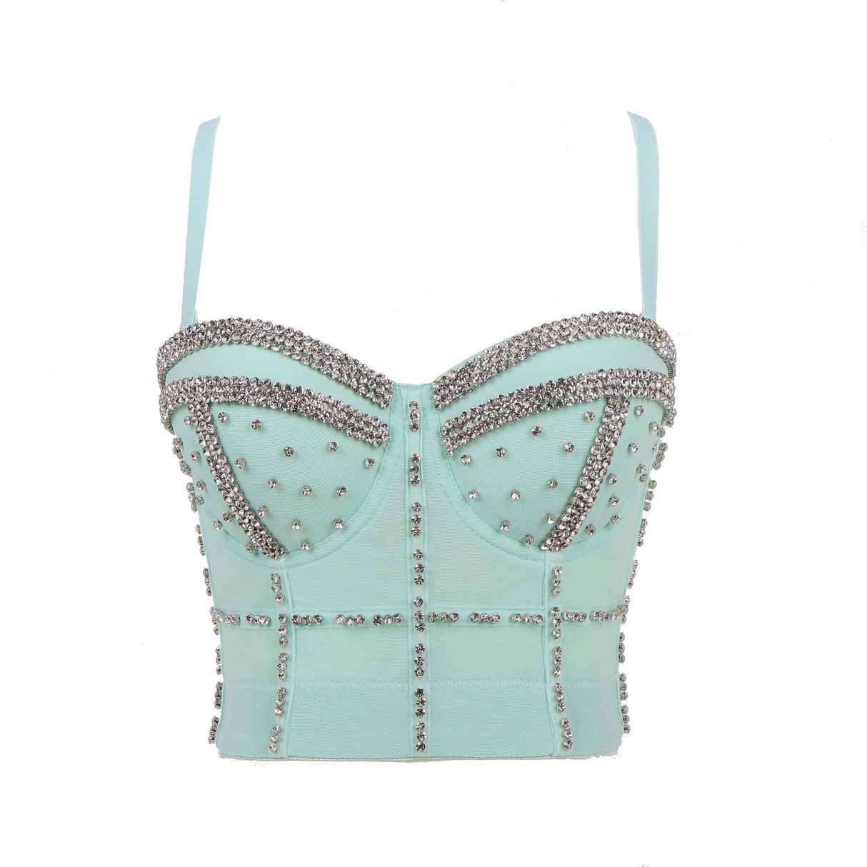 Cotton Candy Halter Tube Bra