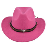 Western Bell Shape Curved Brim Cowboy Hat