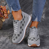 Floral Bliss Lace-up Sneakers